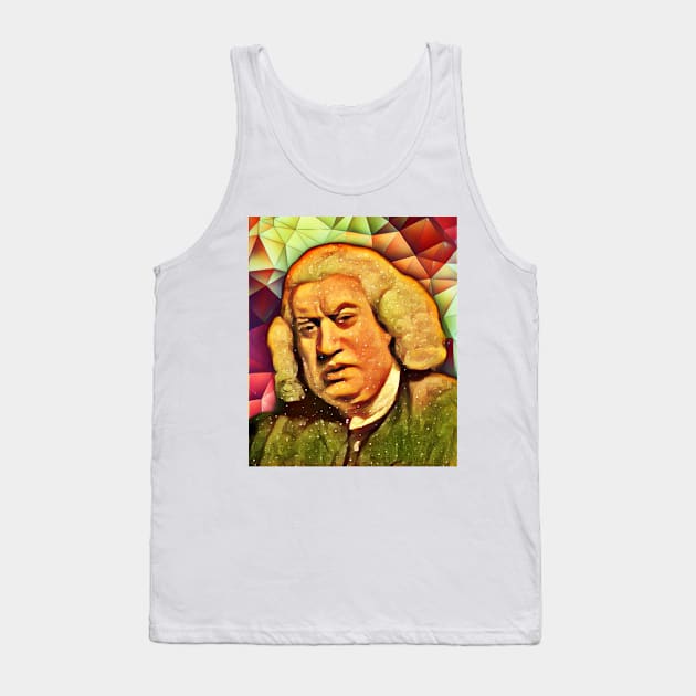 Samuel Johnson Snow Portrait | Samuel Johnson Artwork 15 Tank Top by JustLit